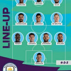 45 Manchester City Line-Up