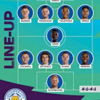 135 Leicester City Line-Up