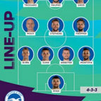 279 Brighton and Hove Albion Line-Up