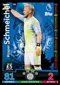 182 - Kasper Schmeichel Leicester City 2018 2019