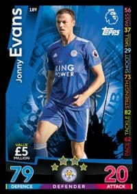189 - Jonny Evans Leicester City 2018 2019