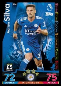 194 - Adrien Silva Leicester City 2018 2019