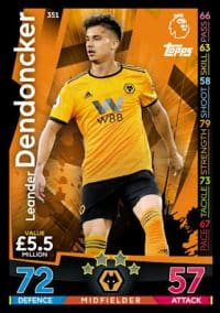 351 - Leander Dendoncker Wolverhampton Wanderers 2018 2019
