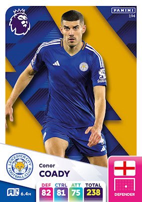 194 conor coady leicester city panini adrenalyn xl 2024 2025.jpg