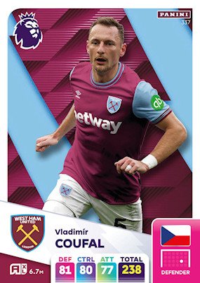 337 vladimir coufal west ham united panini adrenalyn xl 2024 2025.jpg