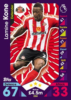 258  lamine kone sunderland 2016 2017