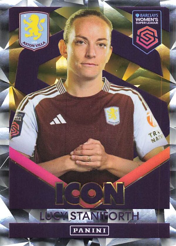 096 lucy staniforth (aston villa)    icons    holofoil