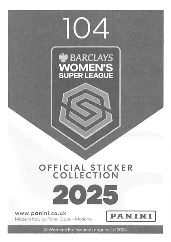 104 sarah mayling (aston villa) back