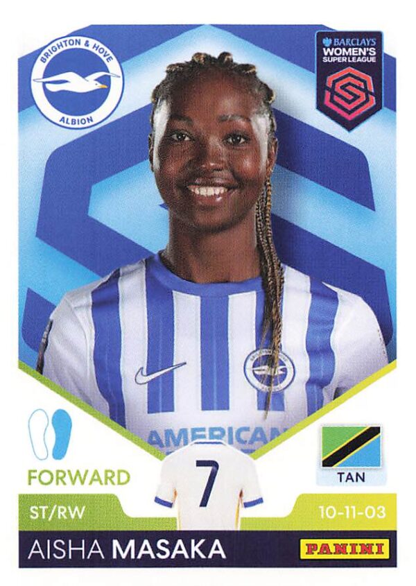 121 aisha masaka (brighton & hove albion)