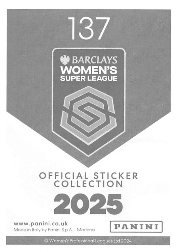 137 emblem (chelsea)    foil back