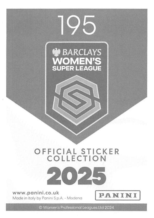 195 emblem (everton)    foil back