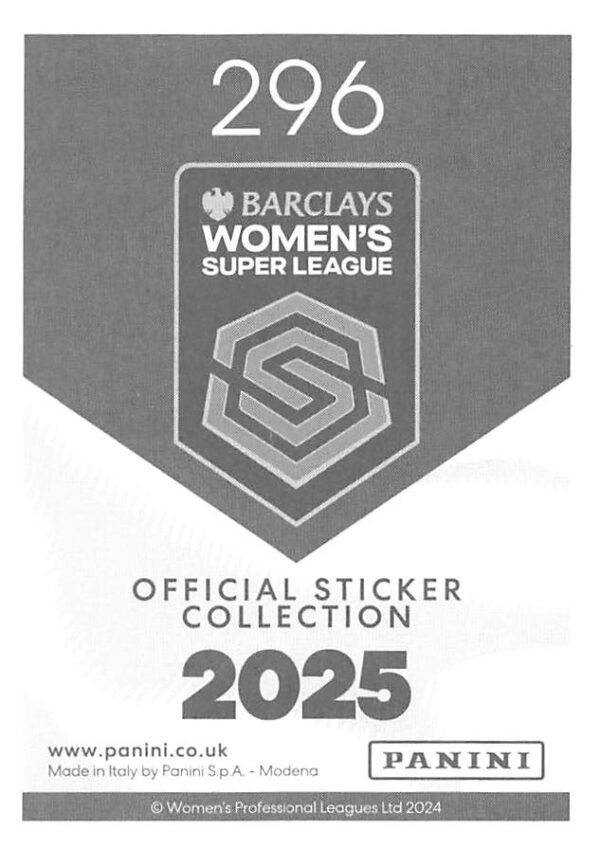 296 jess park (manchester city) back