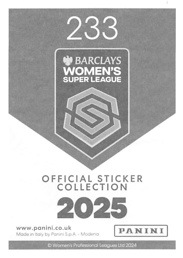 233 janice cayman (leicester city)    captain back
