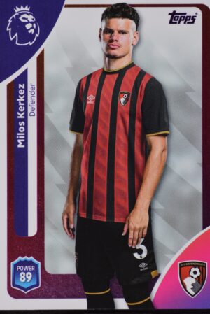 042 milos kerkez afc bournemouth topps premier league 25 26 1500px