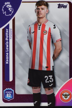 066 keane lewis potter brentford topps premier league 25 26 1500px