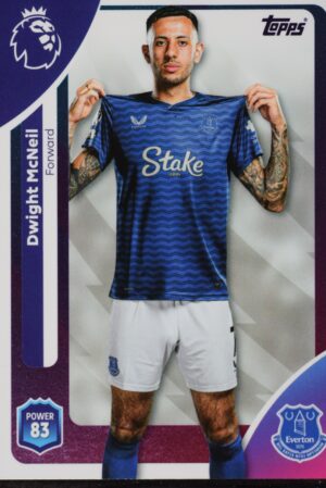 138 dwight mcneil everton topps premier league 25 26 1500px