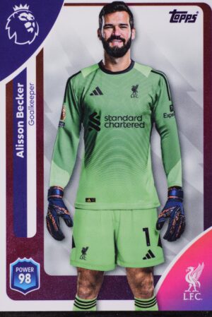 164 alisson becker liverpool topps premier league 25 26 1500px