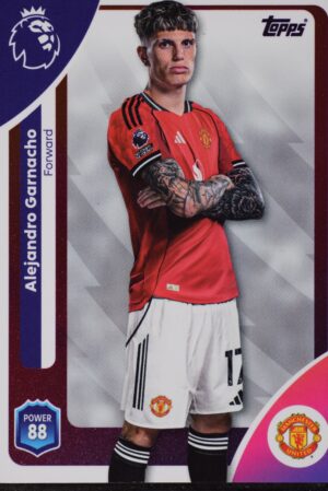 210 alejandro garnacho manchester united topps premier league 25 26 1500px