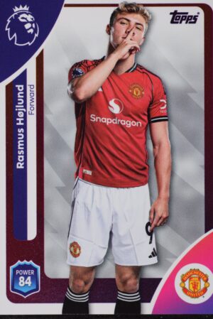 213 rasmus højlund manchester united topps premier league 25 26 1500px
