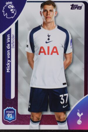 256 micky van de ven tottenham hotspur topps premier league 25 26 1500px