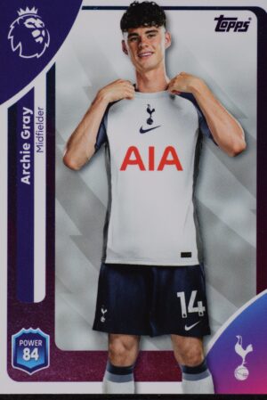 259 archie gray tottenham hotspur topps premier league 25 26 1500px
