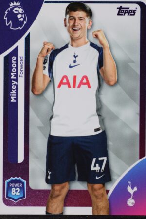 266 mikey moore tottenham hotspur topps premier league 25 26 1500px