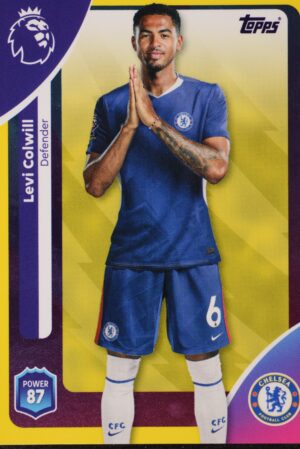 093 levi colwill parallel yellow topps premier league 25 26 1500px