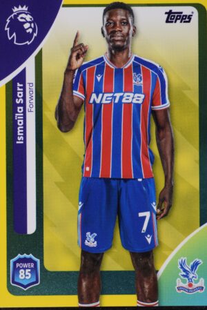 121 ismaila sarr parallel yellow topps premier league 25 26 1500px