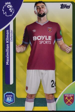 274 maximilian kilman parallel yellow topps premier league 25 26 1500px