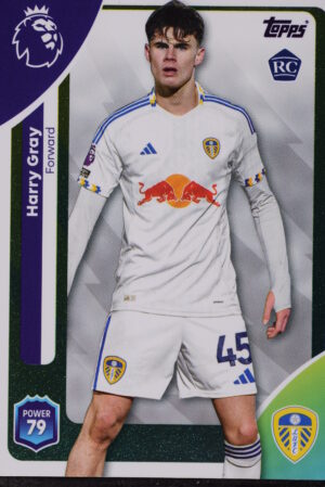 334 harry gray leeds united topps premier league 25 26