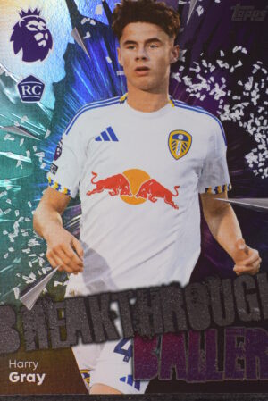 342 harry gray leeds united topps premier league 25 26