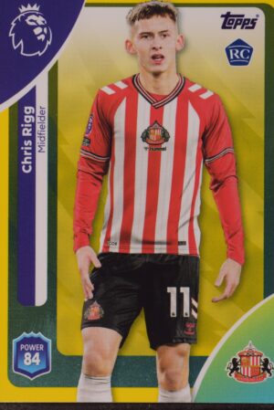 349 chris rigg parallel yellow topps premier league 25 26 1500px