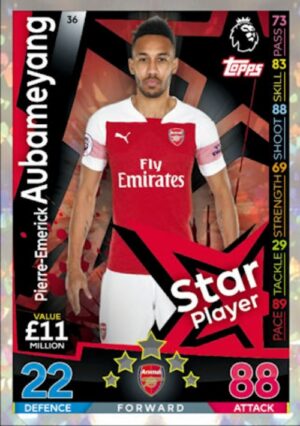36 pierre emerick aubameyang arsenal 2018 2019 larger