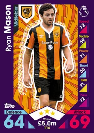 116  Ryan Mason Hull City 2016 2017 500px