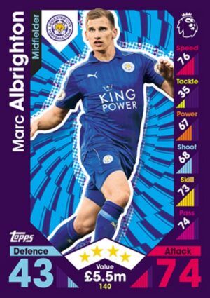 140  Marc Albrighton Leicester City 2016 2017 500px