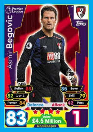 2 asmir begovic afc bournemouth 2017 2018 500px