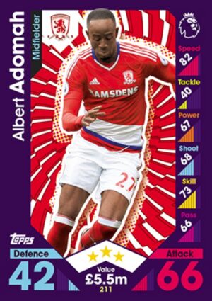 211  Albert Adomah Middlesbrough 2016 2017 500px