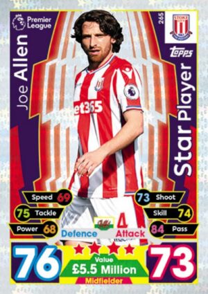 265 joe allen star player stoke city 2017 2018 500px