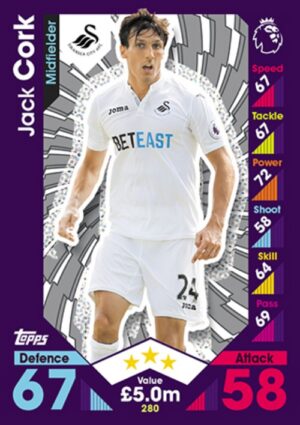 280  Jack Cork Swansea City 2016 2017 500px