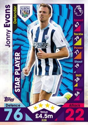 328 Jonny Evans West Bromwich Albion 2016 2017 500px
