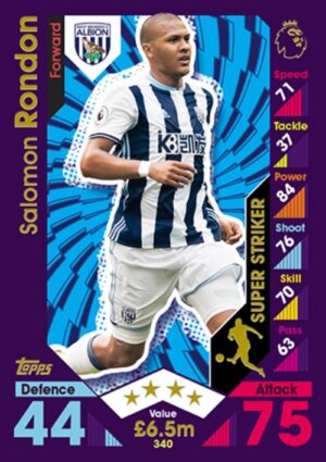 340 Salomon Rondon West Bromwich Albion 2016 2017 500px