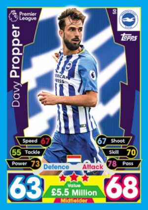 50 davy propper brighton & hove albion 2017 2018 500px