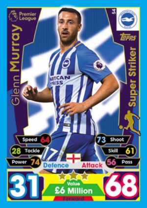 54 glenn murray brighton & hove albion super striker 2017 2018 500px