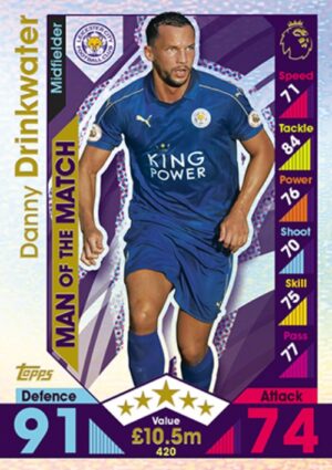 420  Danny Drinkwater Leicester City 2016 2017 500px