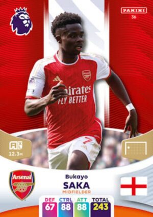 036 Bukayo Saka Arsenal 23 24 500px