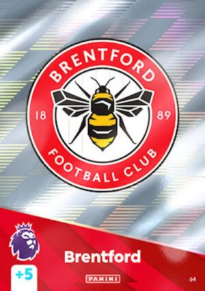 064 Team Badge Brentford Panini Adrenalyn XL 2024 2025 500px