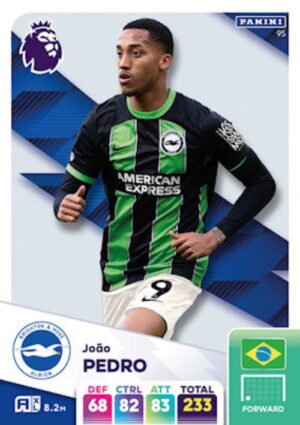 095 Joao Pedro Brighton & Hove Albion Panini Adrenalyn XL 2024 2025 500px
