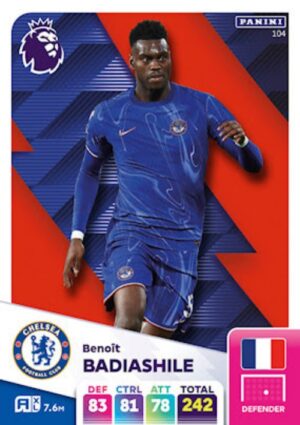 104   Benoit Badiashile Chelsea Panini Adrenalyn XL 2024 2025 500px
