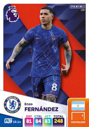 109   Enzo Fernandez Chelsea Panini Adrenalyn XL 2024 2025 500px