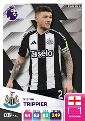 264   Kieran Trippier Newcastle United Panini Adrenalyn XL 2024 2025 500px